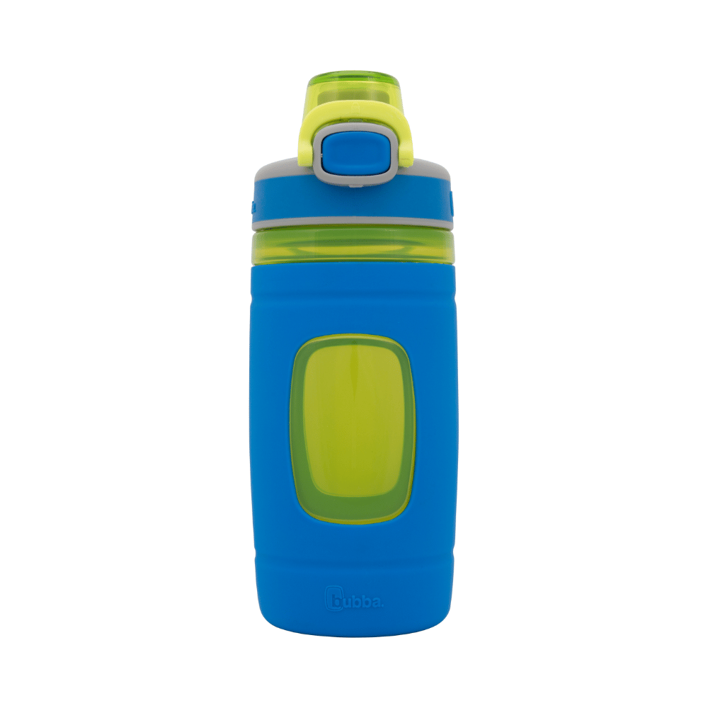 BOTELLA BUBBA KIDS FLO SILICONE 16OZ REFRESH AZURE AZUL/VERDE