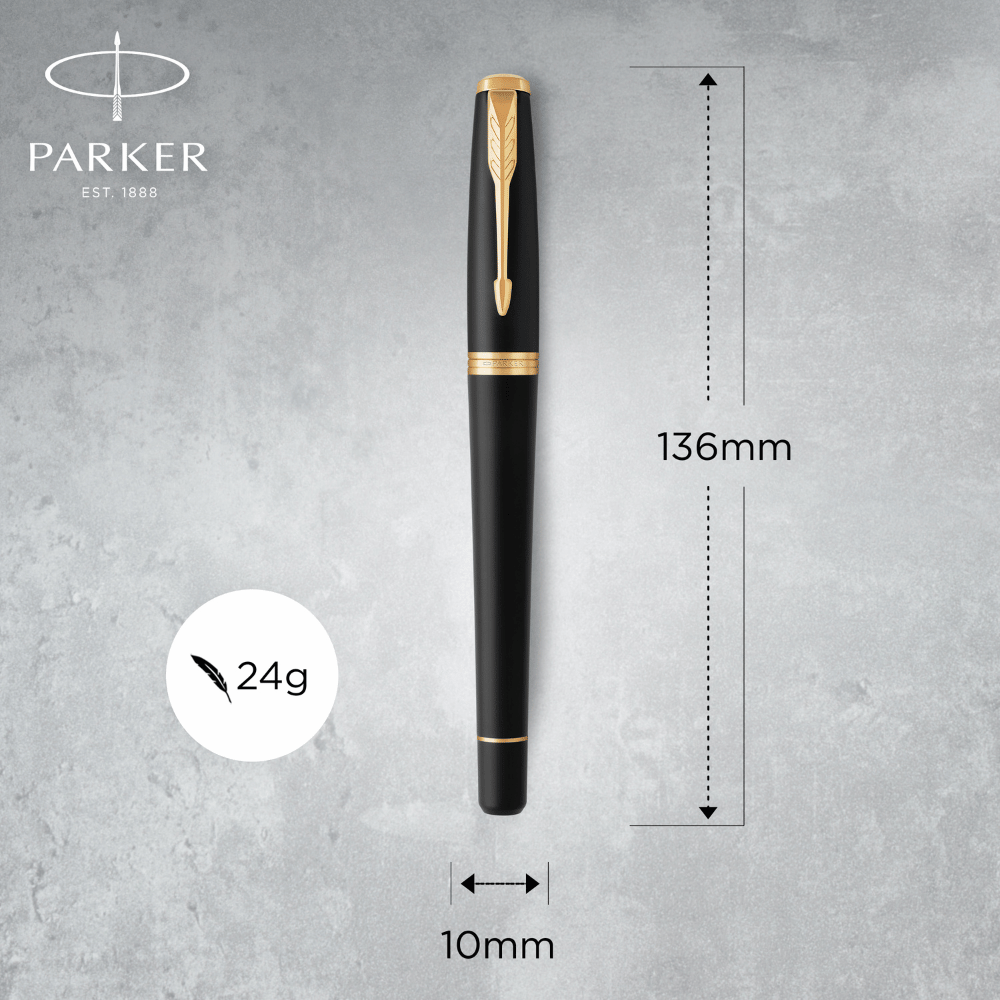 PLUMAFUENTE URBAN M.BLACK CLIP DORADO GT