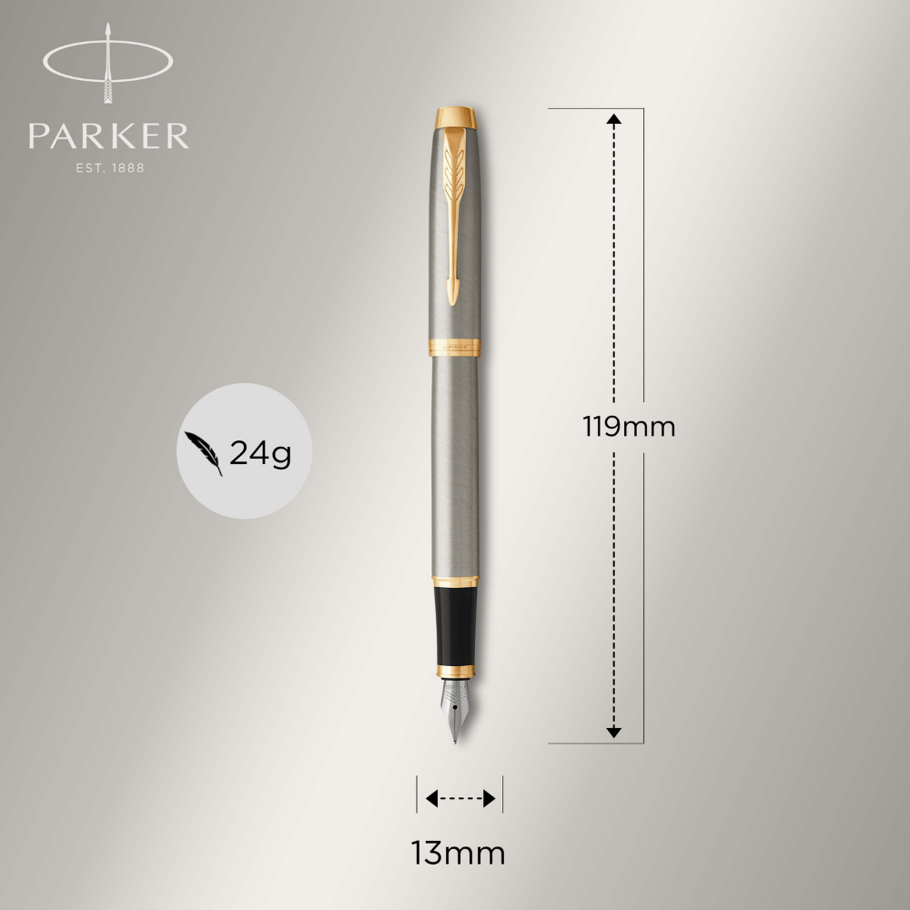 PLUMAFUENTE PARKER IM BMTL CLIP DORADO GT