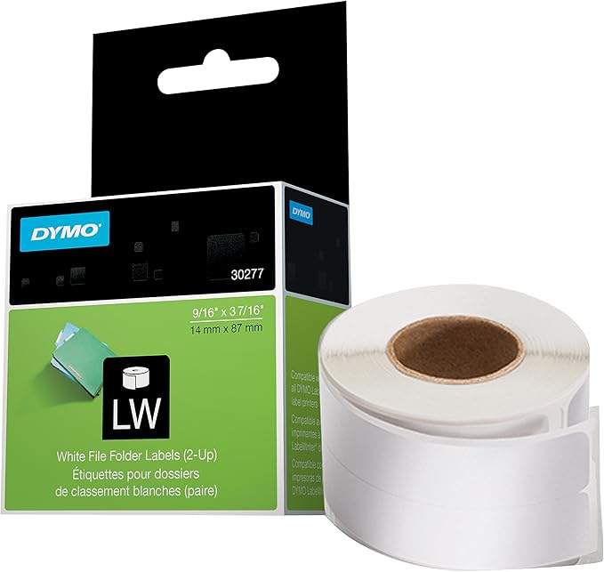 ETIQUETAS P/ LABELWRITER PARA FOLDERS BLANCAS 14MMX87MM DYMO