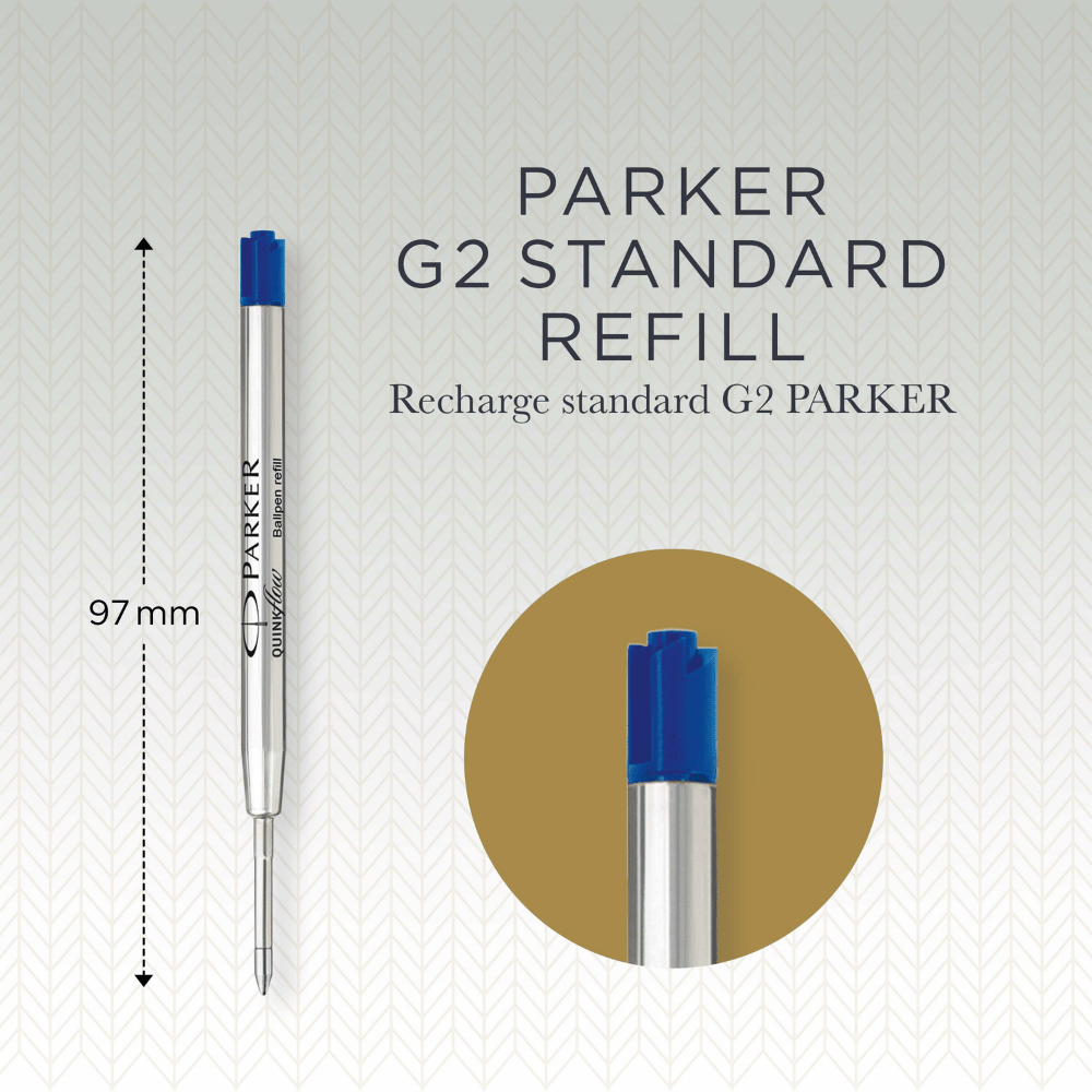 REPUESTO BALL PEN PUNTA FINA AZUL PARKER