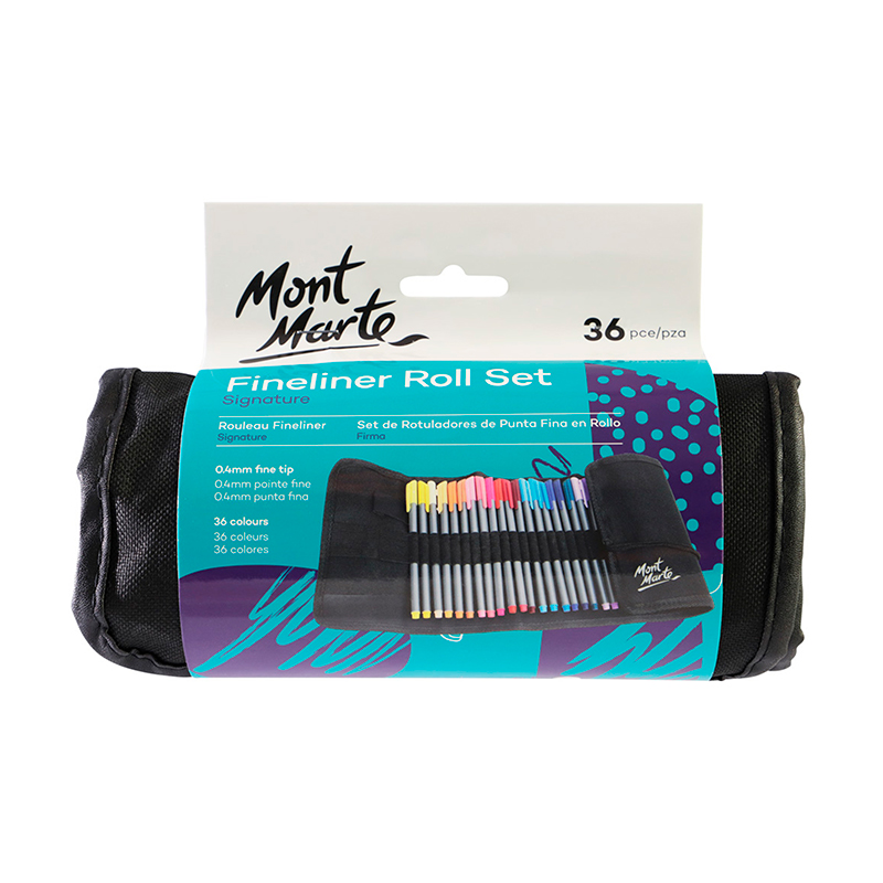 MICROPEN FINELINER 0.4 MM SETX36 ESTUCHE DE ROLL MONT MARTE