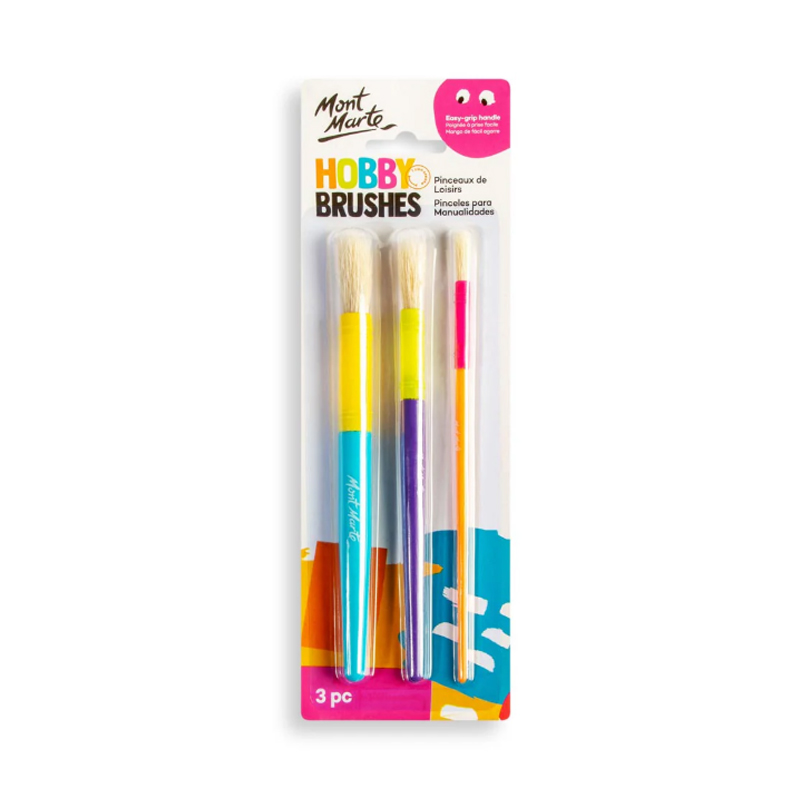 PINCELES INFANTILES HOBBY SETX3 MONT MARTE