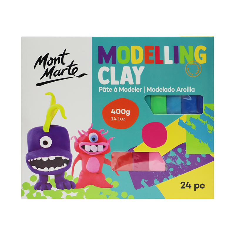 PLASTILINA INFANTIL SETX24 MONT MARTE