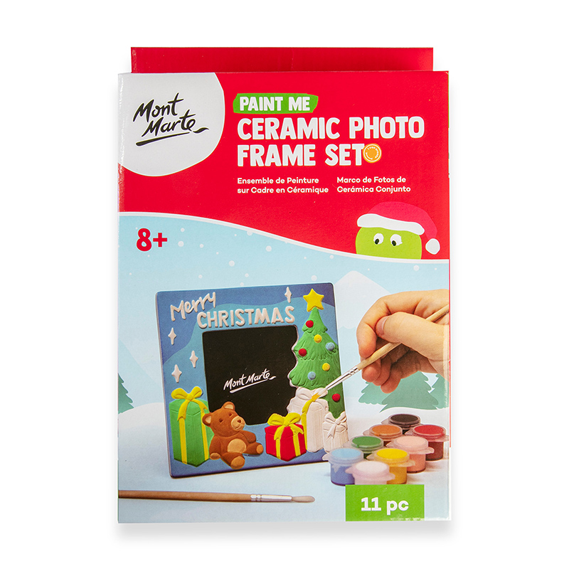 SET DE PINTURA PORTARETRATO X11 ARBOL DE NAVIDAD MONT MARTE