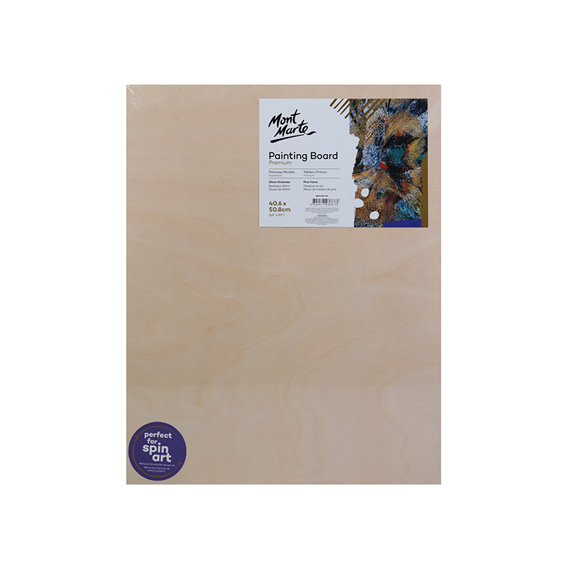 TABLERO DE MADERA PARA PINTAR CUADRADO PREMIUM MONT MARTE