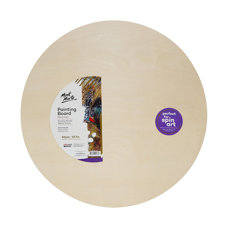 TABLERO DE MADERA PARA PINTAR REDONDO PREMIUM MONT MARTE