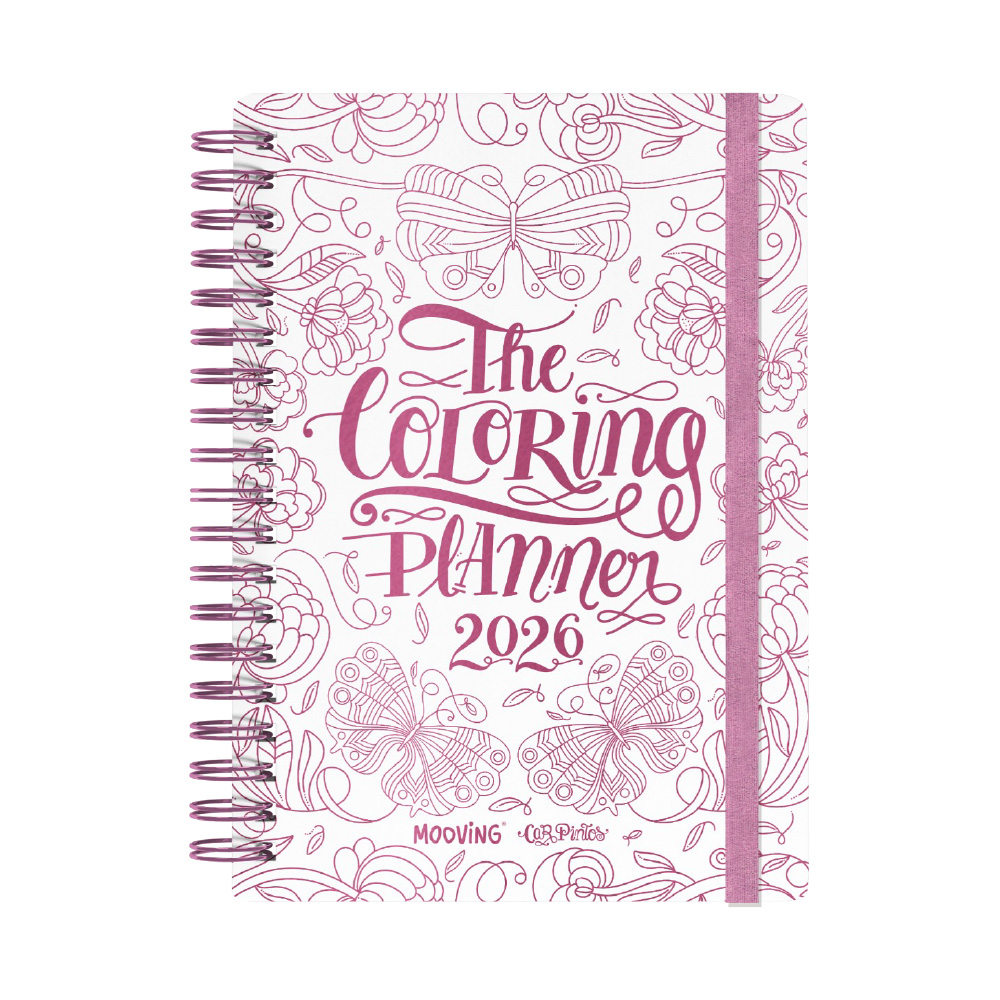 AGENDA 2026 SEMANA LA VISTA THE COLORING PLANNER BY CAR PINTOS MOOVING