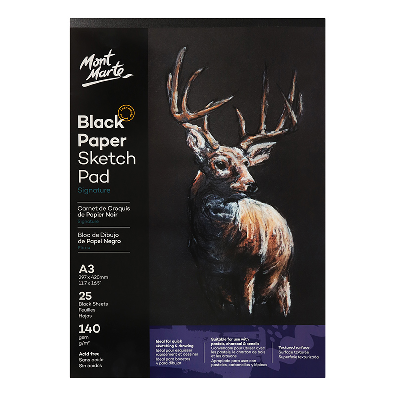 block-de-dibujo-papel-negro-a3-sketch-pad-de-25hojas-140gr-mont-marte-mbs0059