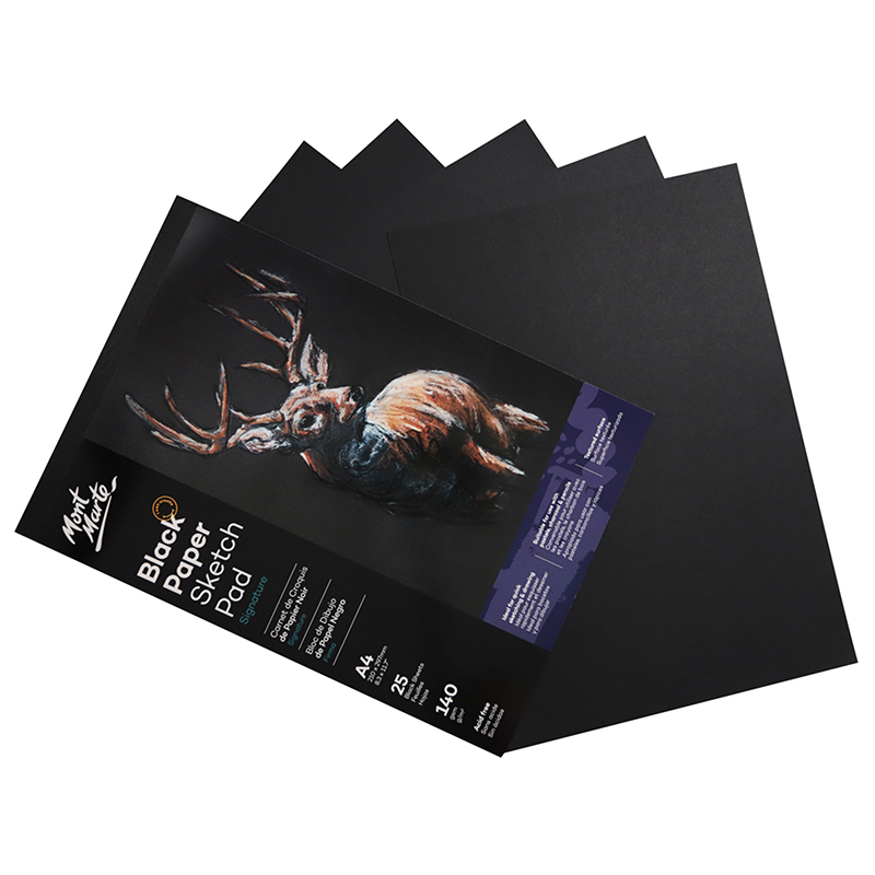 block-de-dibujo-papel-negro-sketch-pad-de-25hojas-140gr-mont-marte-mbs0059601-b