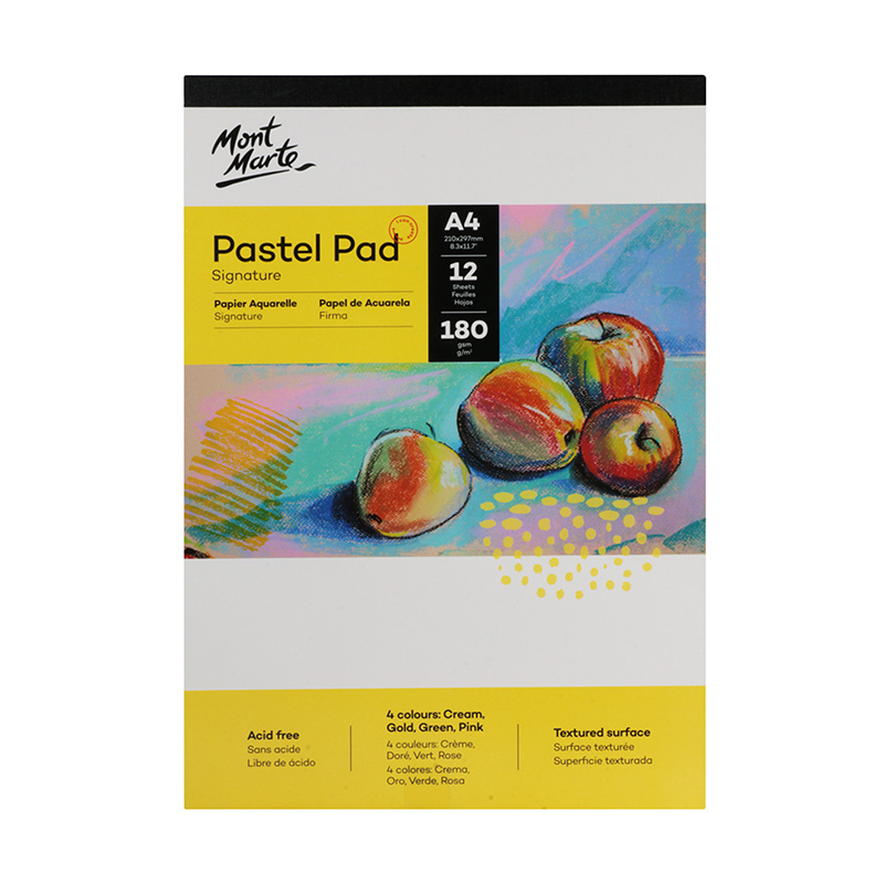 BLOCK PARA PASTEL - PASTEL PAD DE 12 HOJAS 180 GR MONT MARTE A4/A5