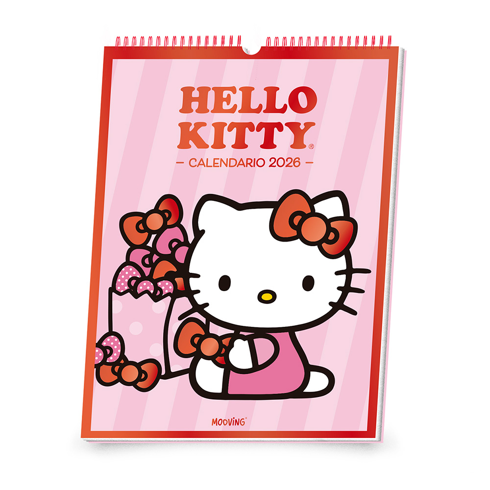 CALENDARIO 2026 HELLO KITTY - PLANNER MENSUAL 2026 MOOVING